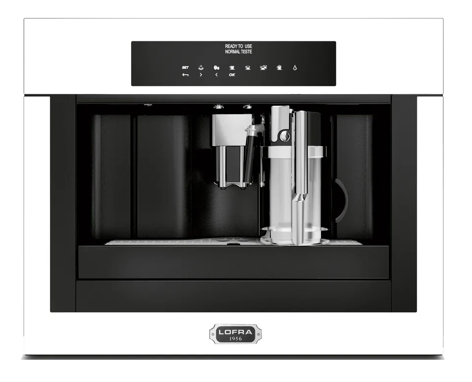 lofra-ybrpb66t-machine-caf-encastrable-blanc-perle-chrome image 1