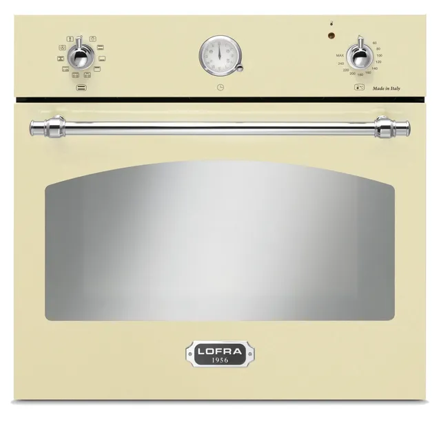 lofra-dolcevita-frbi69ee-four-encastrable-ivoire-chrome-60-cm-72-l image 1