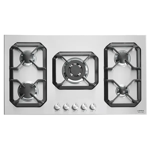 lofra-built-in-hobs-hls9c0-plaque-gaz-90-cm-inox-5-feux image 1
