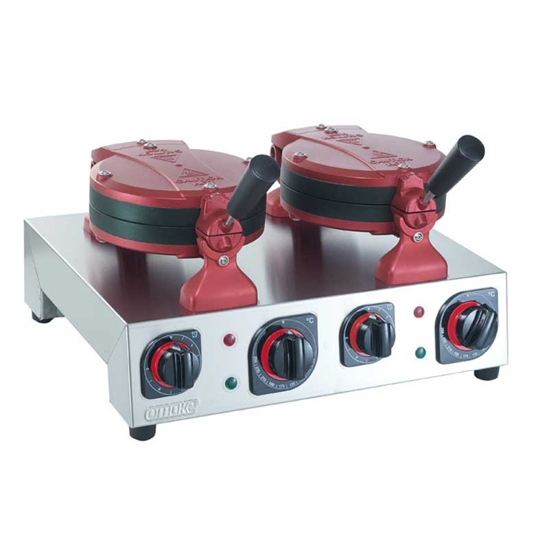 corequip-cuisson-gaufrier-double-rond-1-3-kw-t-flon image 2