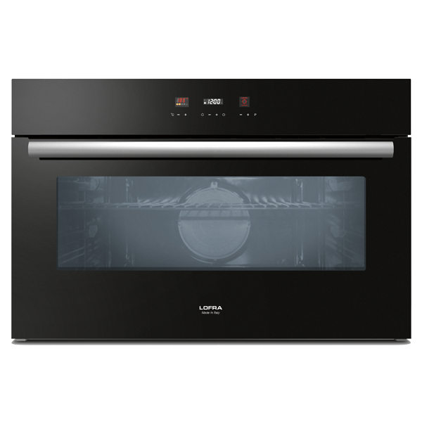 lofra-fqvn9tee-four-encastrable-90-cm-verre-noir image 1