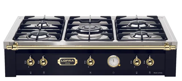 lofra-dolcevita-trnm96-5-plan-cuisson-gaz-noir-120-4-feux image 1
