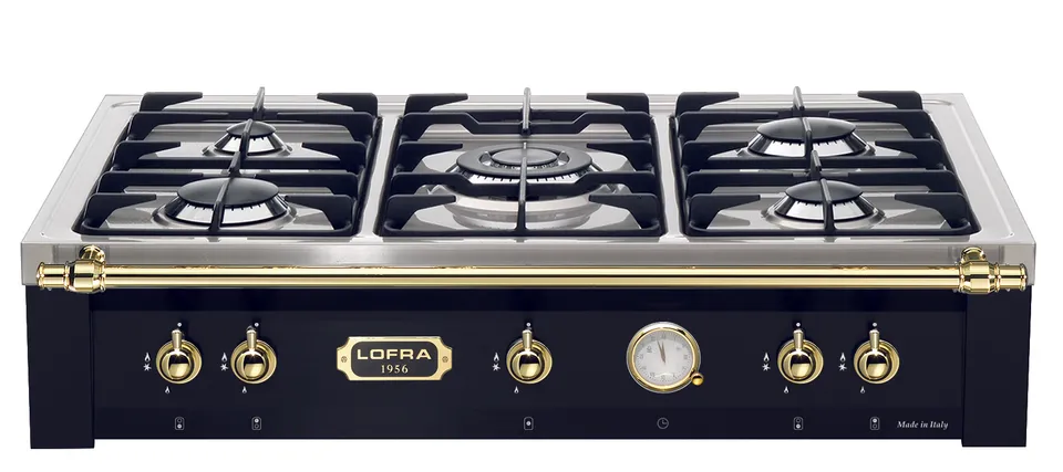 lofra-dolcevita-trnm96-5-plan-cuisson-gaz-noir-120-4-feux image 1