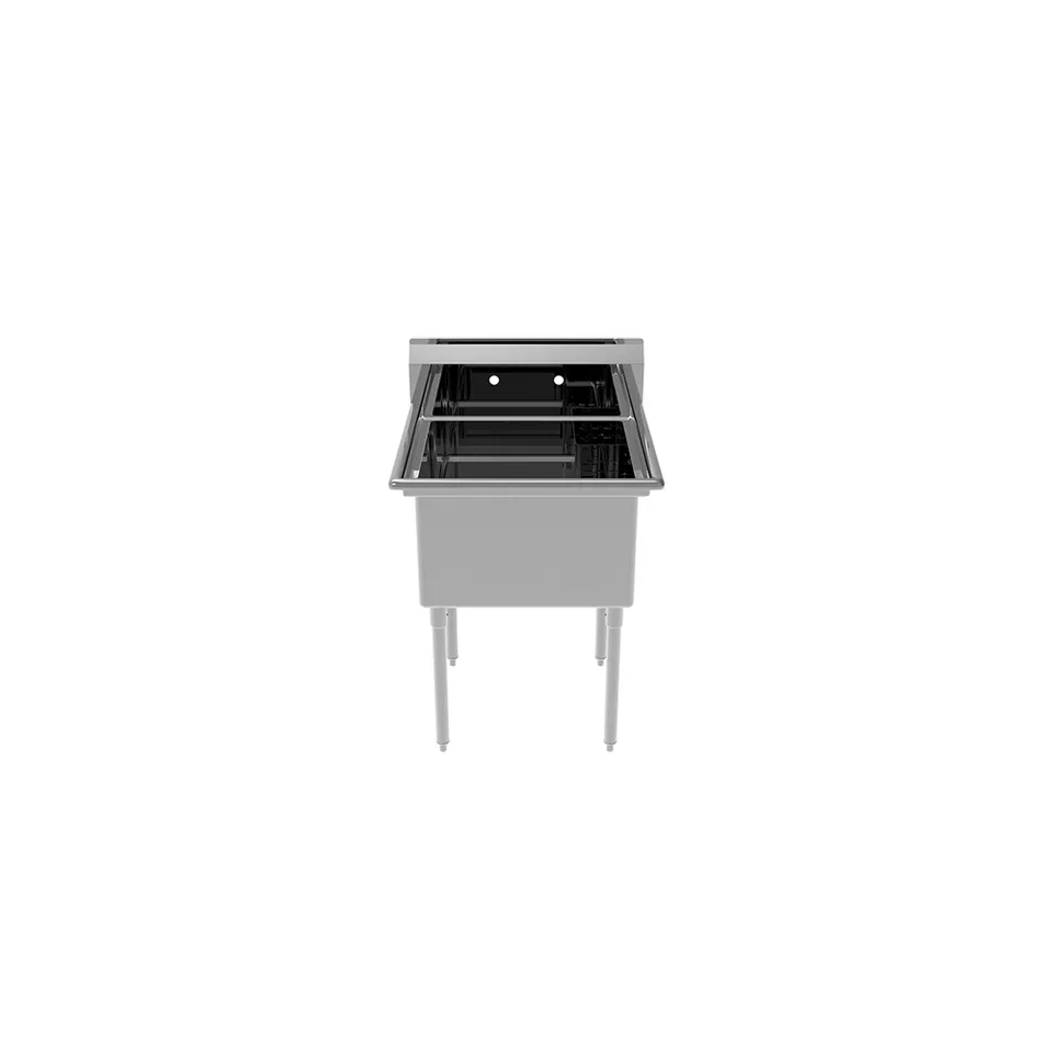mixrite-ss2424f12n-plonge-inox-1-bac-61-cm image 1