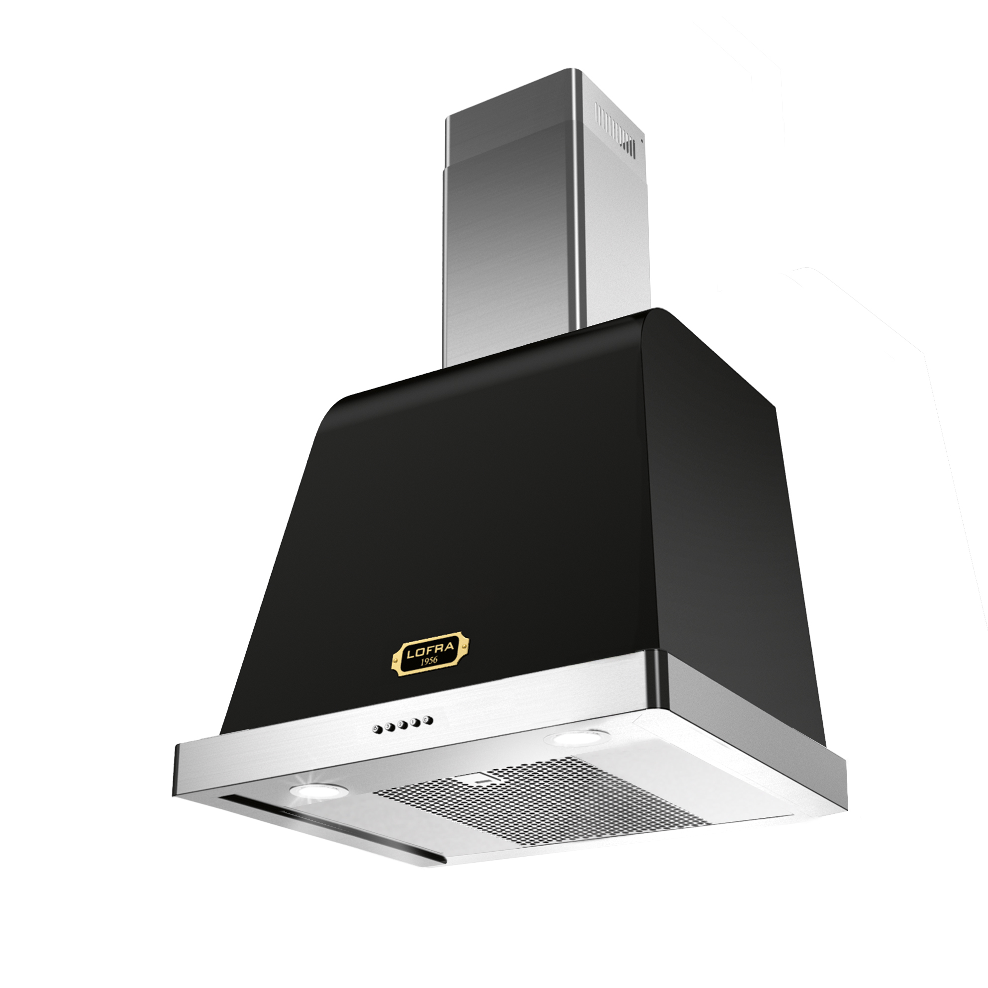 lofra-dolcevita-hotte-noir-mat-laiton-60-cm-800-m-h image 1