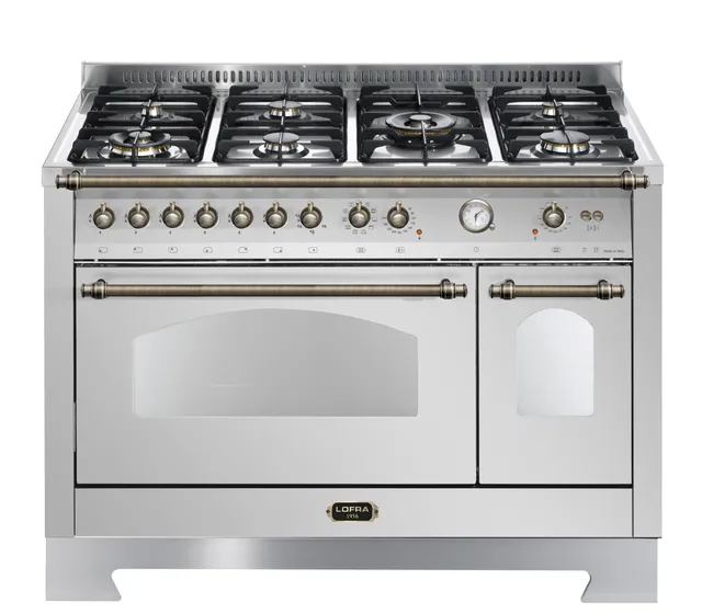 lofra-dolcevita-rsd126mft-e-2aeo-cuisini-re-120-cm-inox-bronze image 1