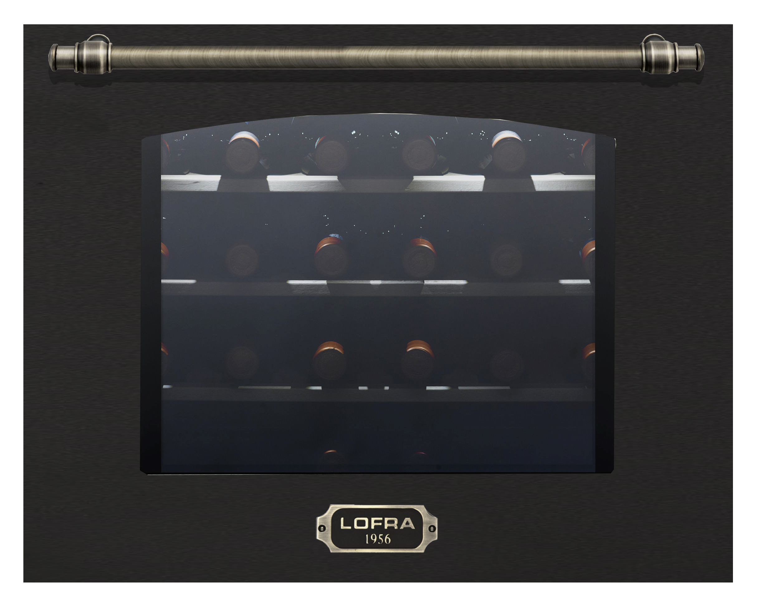 lofra-bottle-cooler-zbrnm24t-cave-vin-24-bouteilles-noir-bronze image 1