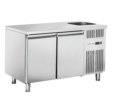 cool-head-inox-rc-2100lv-table-r-frig-r-e-gn1-1-avec-lavabo image 1