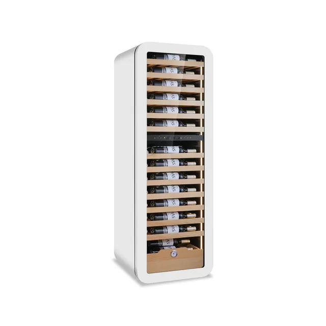 horekus-vino-kvin-big-2t-w-armoire-vin-2t-blanche-bois image 1