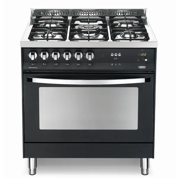 lofra-rainbow-pnmg86gvt-c-cuisini-re-gaz-noir-mat-80-cm image 1
