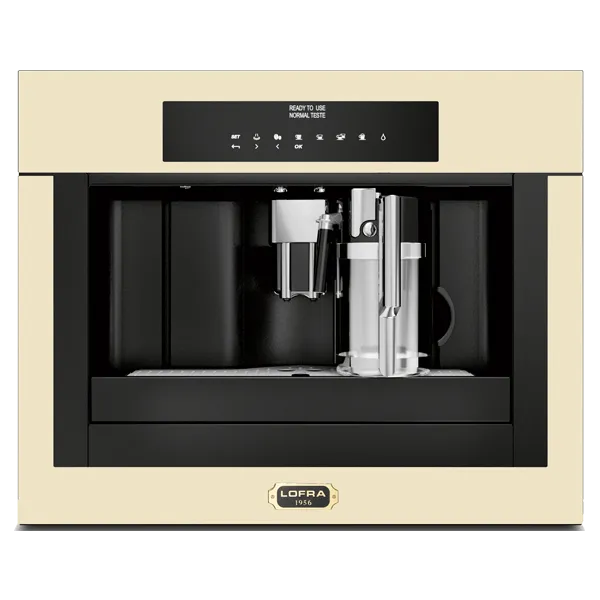 lofra-yrbi66t-machine-caf-encastrable-ivoire-laiton-grains image 1