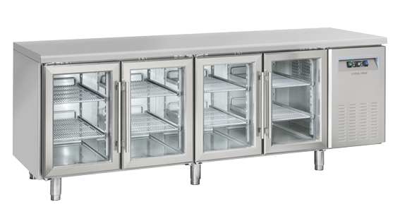 cool-head-inox-srg-4100-table-r-frig-r-e-vitr-e-4-portes image 1