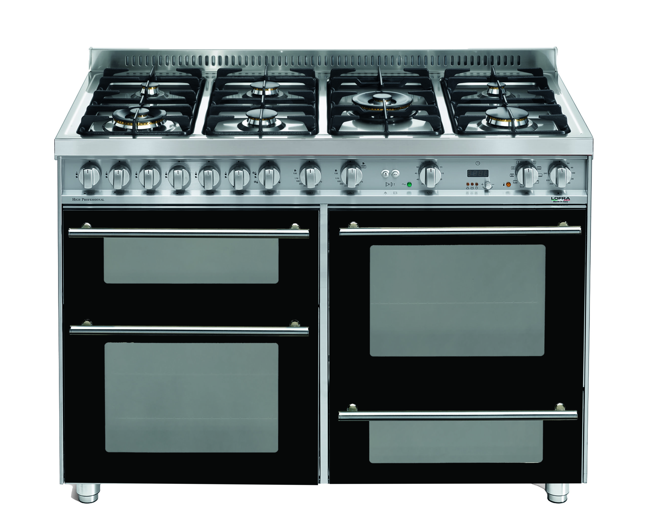 lofra-total-black-pnm126smfet-cuisini-re-5-feux-noir-triple-four image 1
