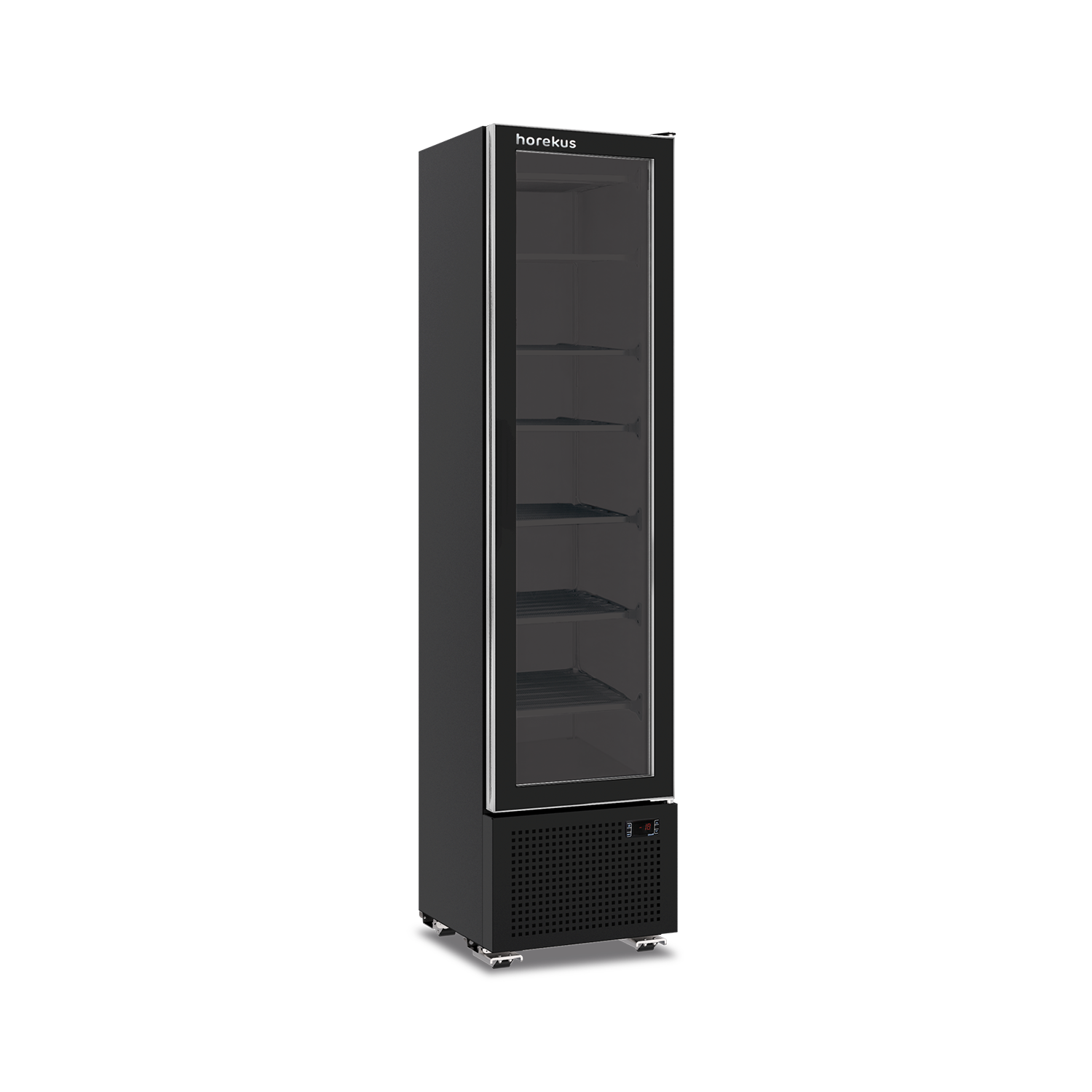 horekus-kfr225-t-b-cong-lateur-porte-vitr-e-noir-slim image 1