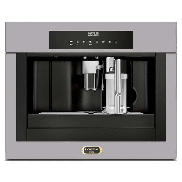 lofra-yrs66t-machine-caf-encastrable-acier-laiton-grains image 1
