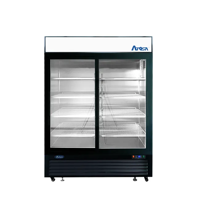 atosa-mcf8727gr-vitrine-r-frig-r-e-noire-2-portes image 1