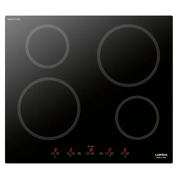 lofra-hin604-plaque-induction-60-cm-noire-5-zones-tactiles image 1