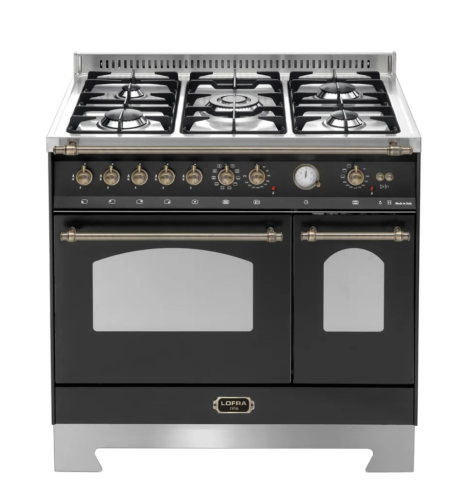 lofra-dolcevita-rnmd96mfte-cuisini-re-gaz-noir-mat-90-cm image 1