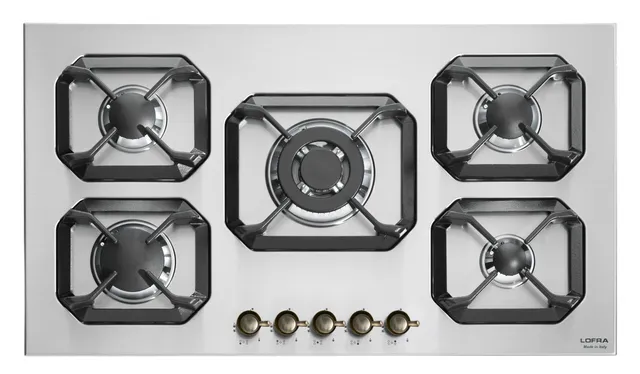 lofra-dolcevita-hrs9a0-plaque-gaz-inox-bronze-70-cm-4-feux image 1