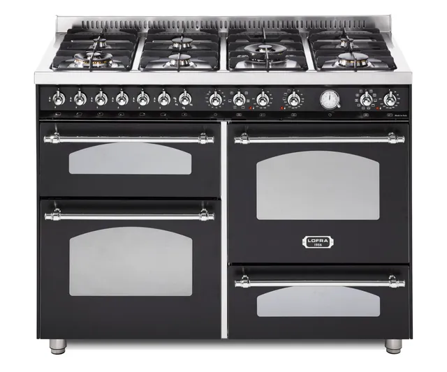 lofra-dolcevita-rnm126smfet-cuisini-re-120-noir-mat-chrome image 1