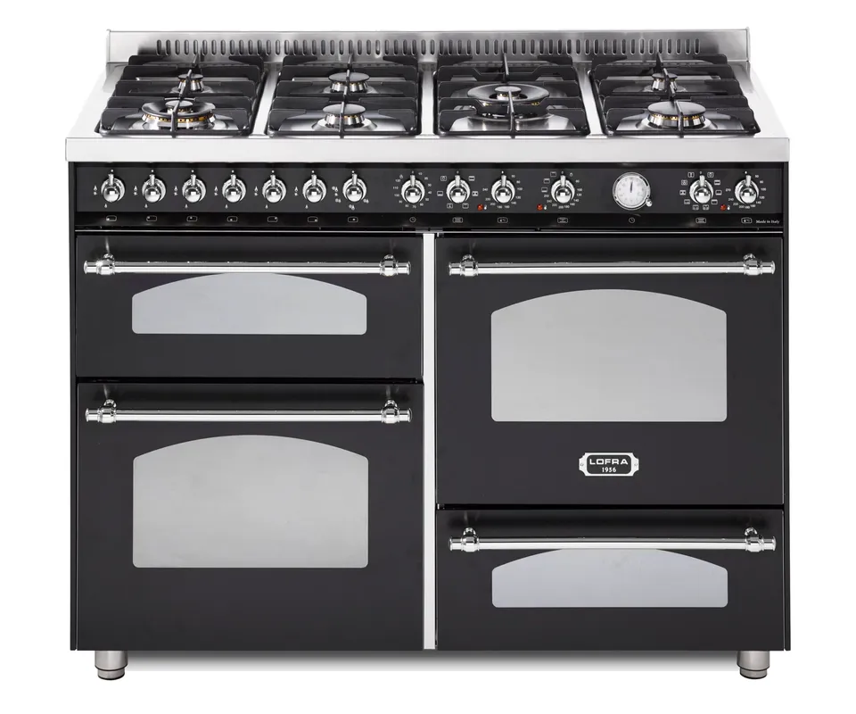 lofra-dolcevita-rnm126smfet-cuisini-re-120-noir-mat-chrome image 1
