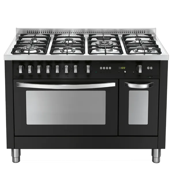 lofra-pnmd126gv-e-2ci-cuisini-re-noir-mat-double-four-gaz image 1