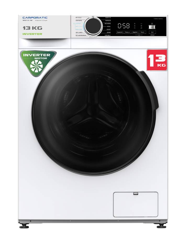 campomatic-laundry-wd13iw-lave-linge-13-kg-blanc-familial image 1