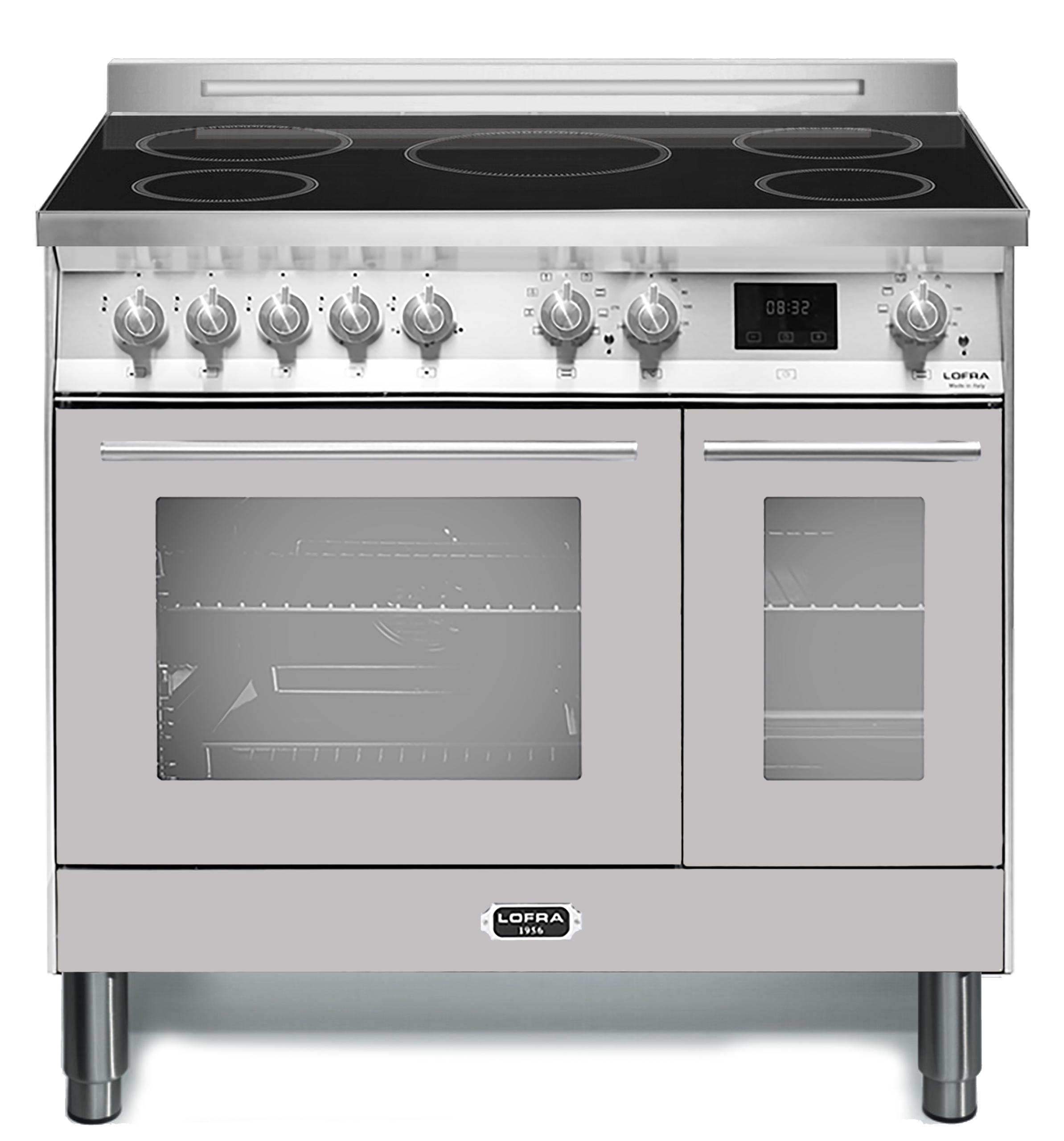 lofra-curva-pd96mfte-5i-cuisini-re-double-four-inox-90-cm image 1