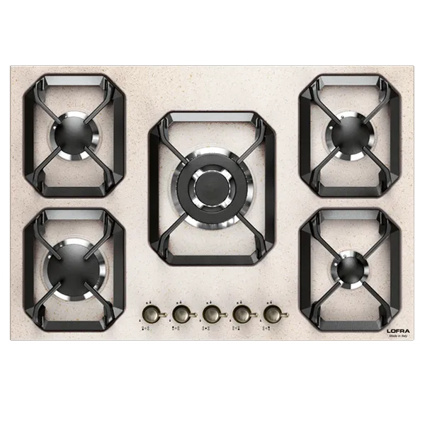 lofra-dolcevita-hra7a0-plaque-gaz-avoine-bronze-70-cm image 1